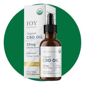 Joy Organics Organic CBD Broad Spectrum Oil Tincture 450 mg