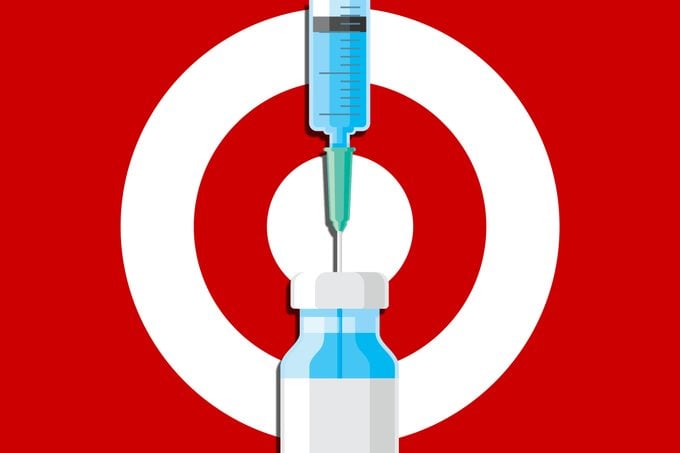 target flu shot illustration
