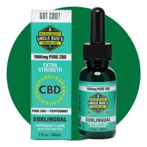 Uncle Bud's 1000mg CBD Sublingual Tincture