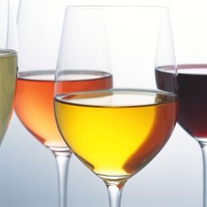 Glasses of various wines
