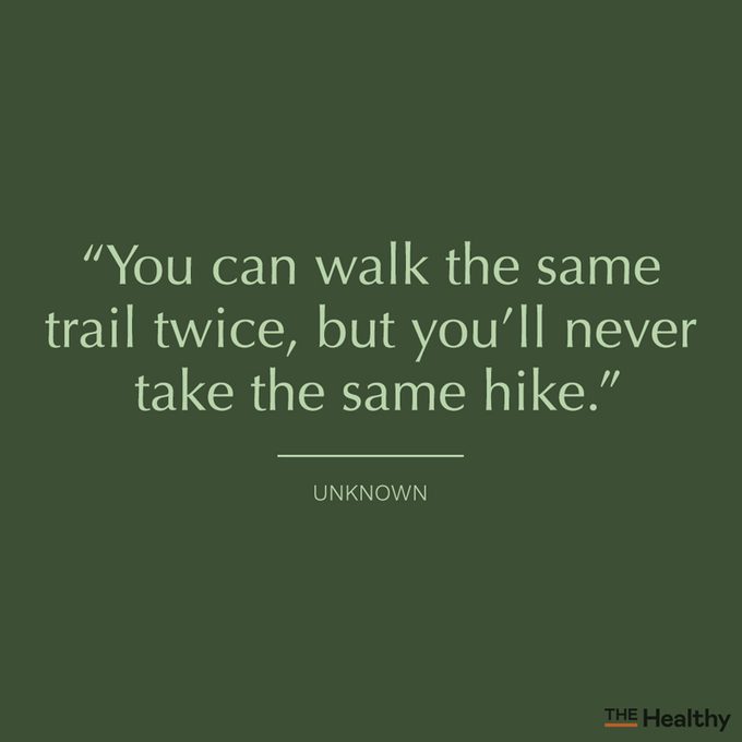 Hiking Quote Card