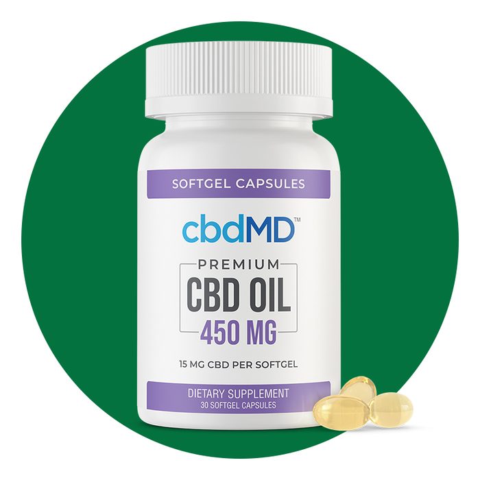 cbdMD CBD Oil Softgel Capsules
