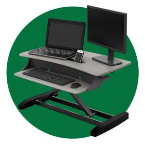 Ergotron Workfit T Sit Stand Desktop Workstation