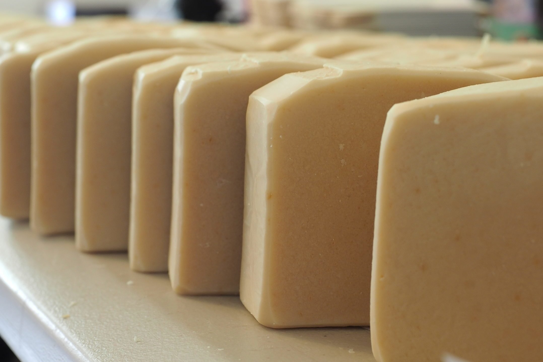 Hand made soaps. Natural, goats milk soap.