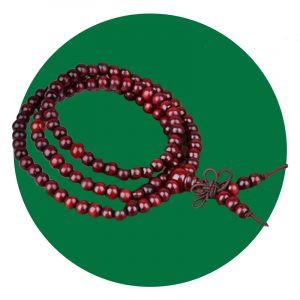 Buddhist Red Sandalwood Mala Bracelet