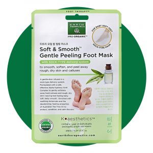 Earth Therapeutics Soft And Smooth Gentle Peeling Foot Mask
