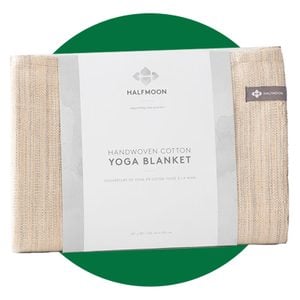 Halfmoon Melange Cotton Yoga Blanket