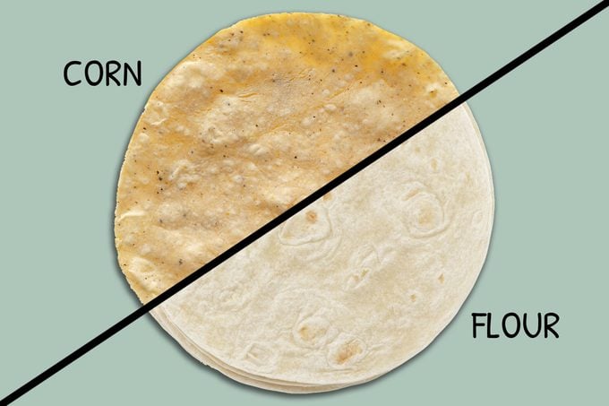 Corn Vs Flour Tortilla Split Screen