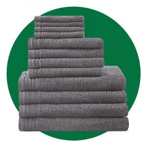 510 Design Big Bundle 12pc Quick Dry Solid Bath Towel Set