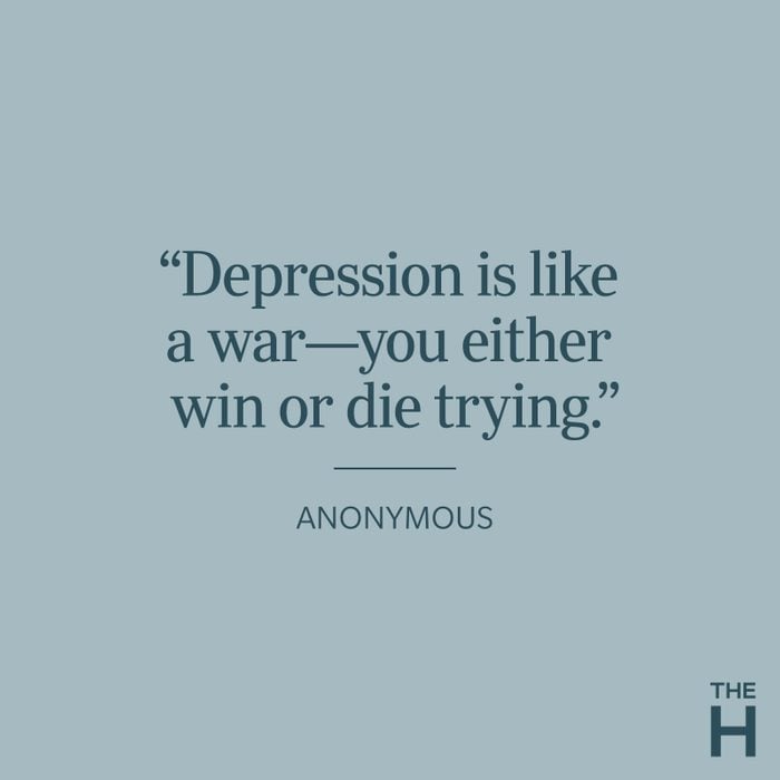 Anonymous Depression Quote
