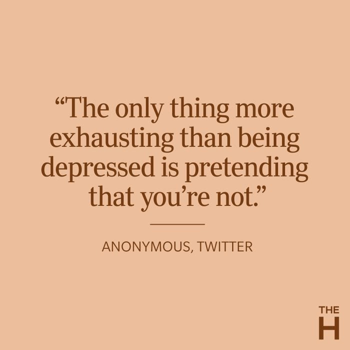 Anonymous Twitter Depression Quote