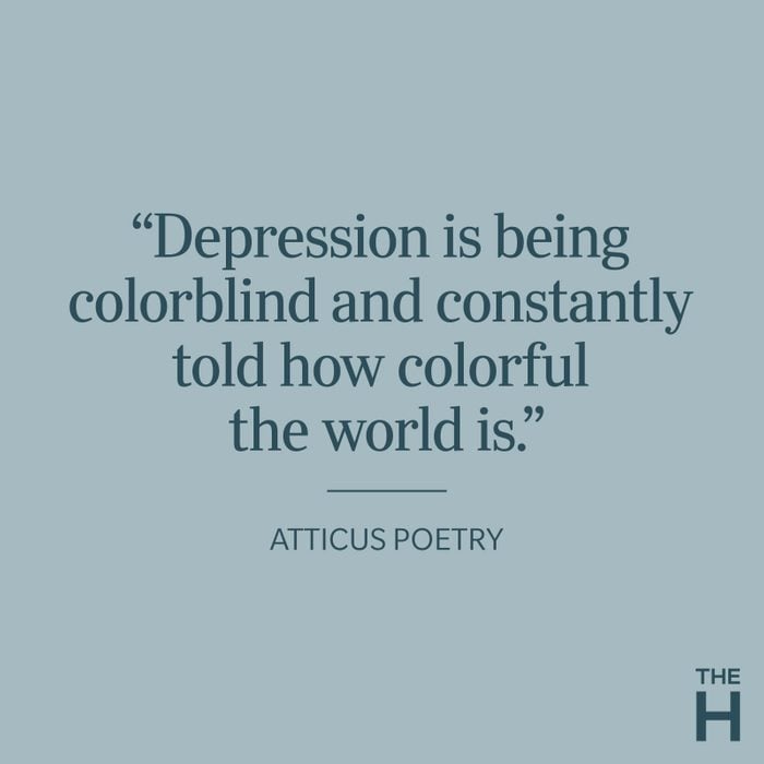 Atticus Poetry Depression Quote