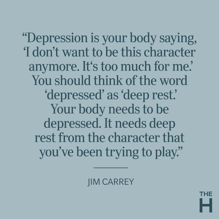 Jim Carrey Depression Quote