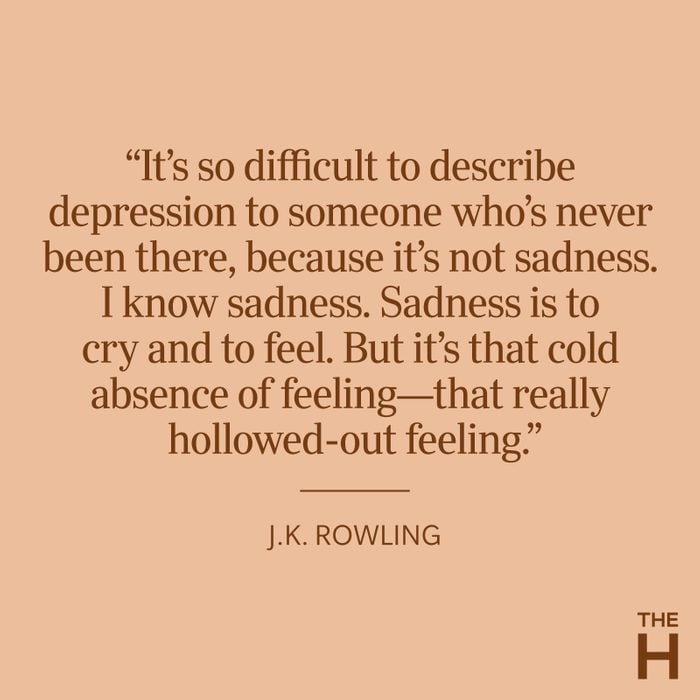Jk Rowling Depression Quote