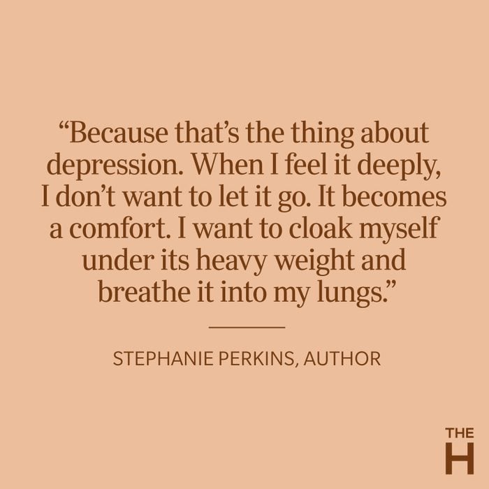 Stephanie Perkins Depression Quote
