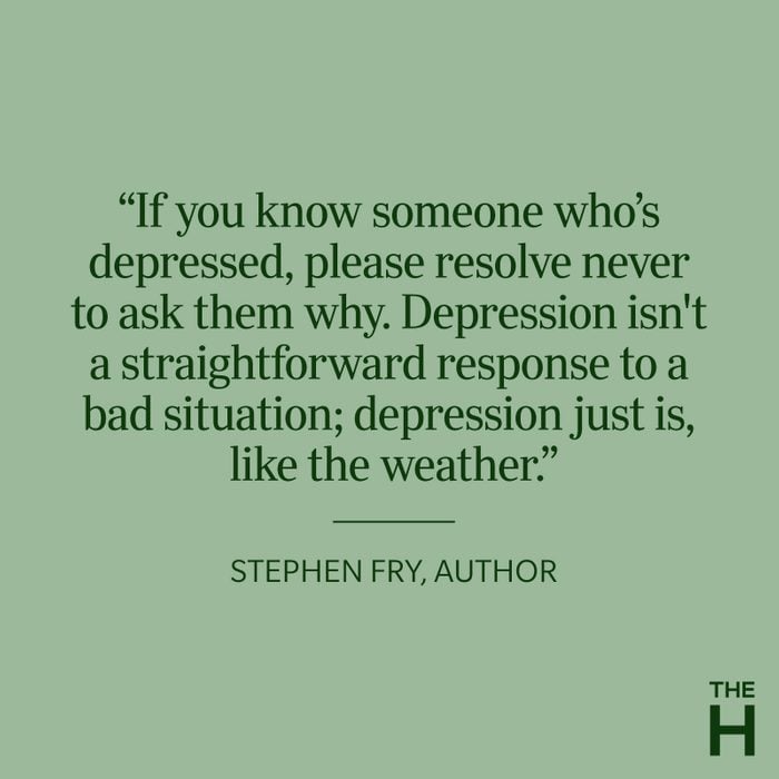Stephen Fry Depression Quote