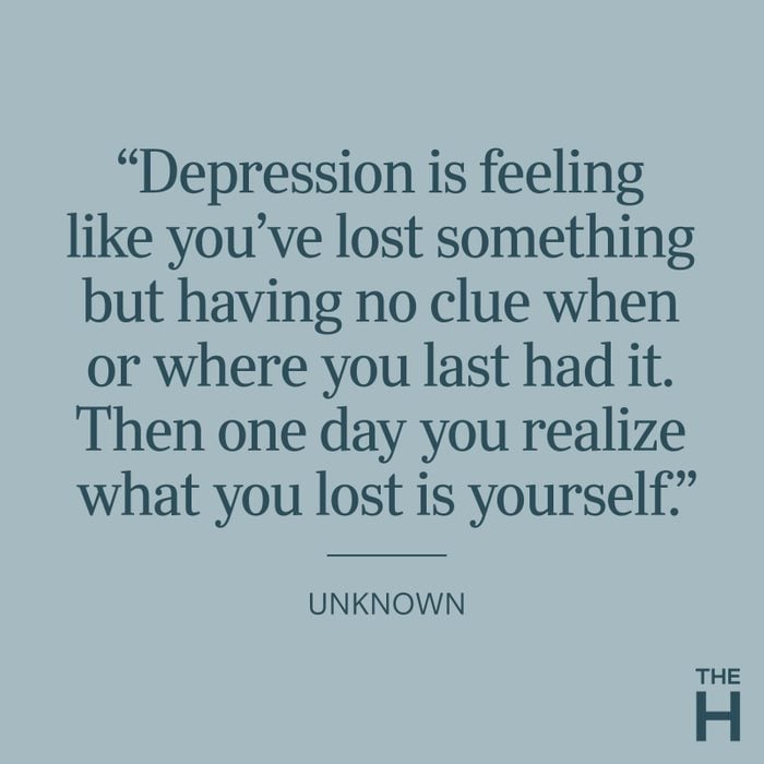 Unknown Depression Quote