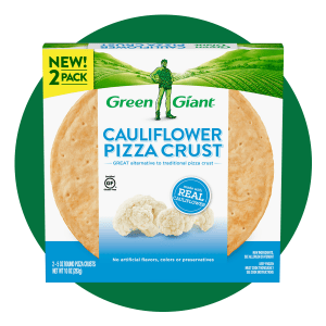 Grüne Riesenblumenkohl-Pizzakruste Ecomm über Walmart