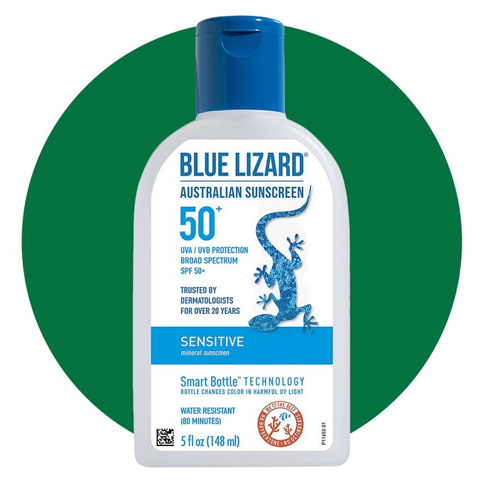 BLUE LIZARD Sensitive Mineral Sunscreen with Zinc Oxide, SPF 50+