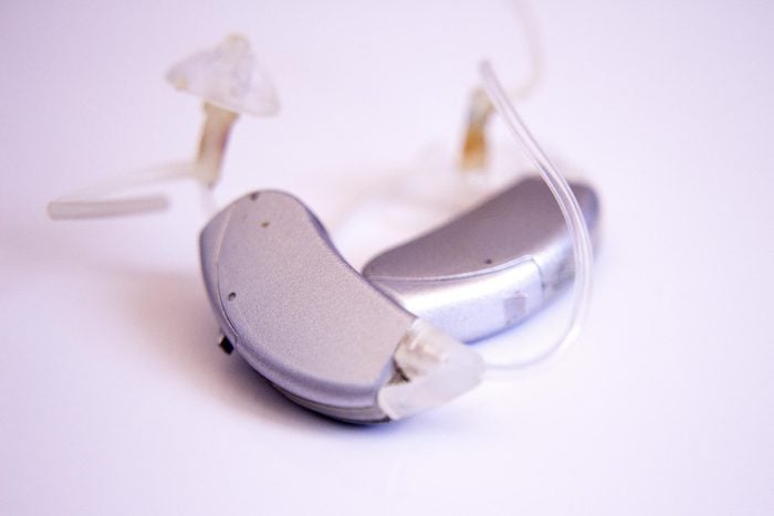 close up of Hearing Aids