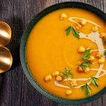 Butternut Squash Soup With Tahini And Crispy Chickpeas Courtesy Ellie Krieger 3 2