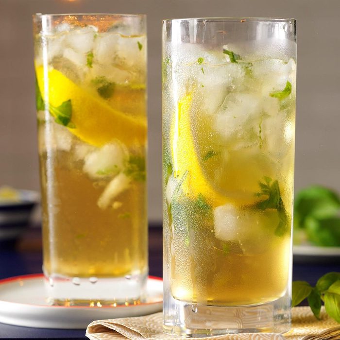 Lemon Basil Mojito Mocktails