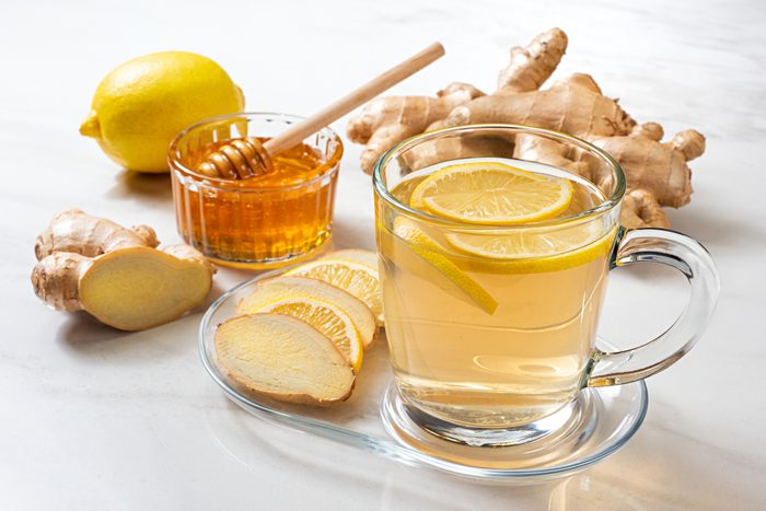 Ginger Tea with Lemon and Honey