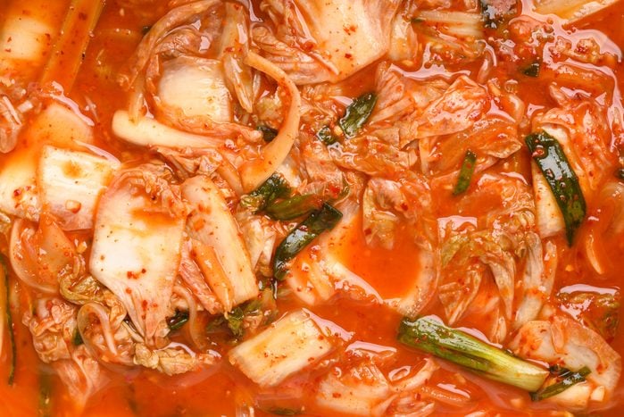 Kimchi cabbage background