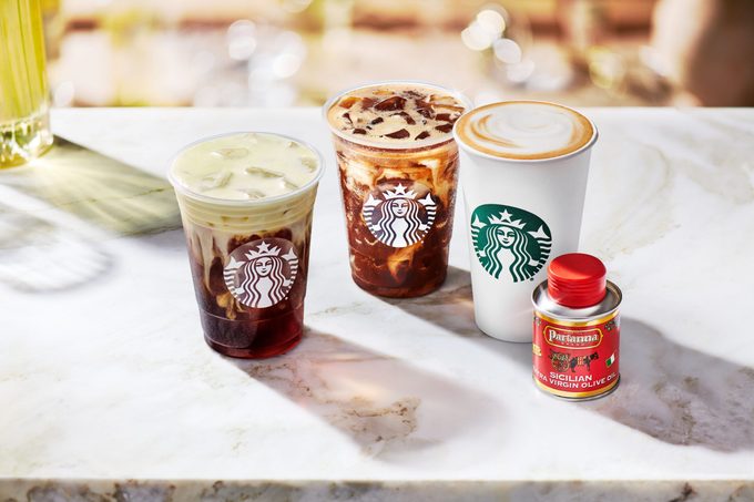 Starbucks Oleato Lineup With Partanna