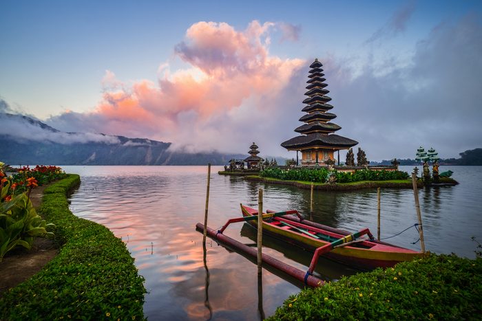 Buddhist temple in Bali, Indonesia