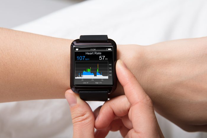 Heart Beat Monitor On Smart Watch