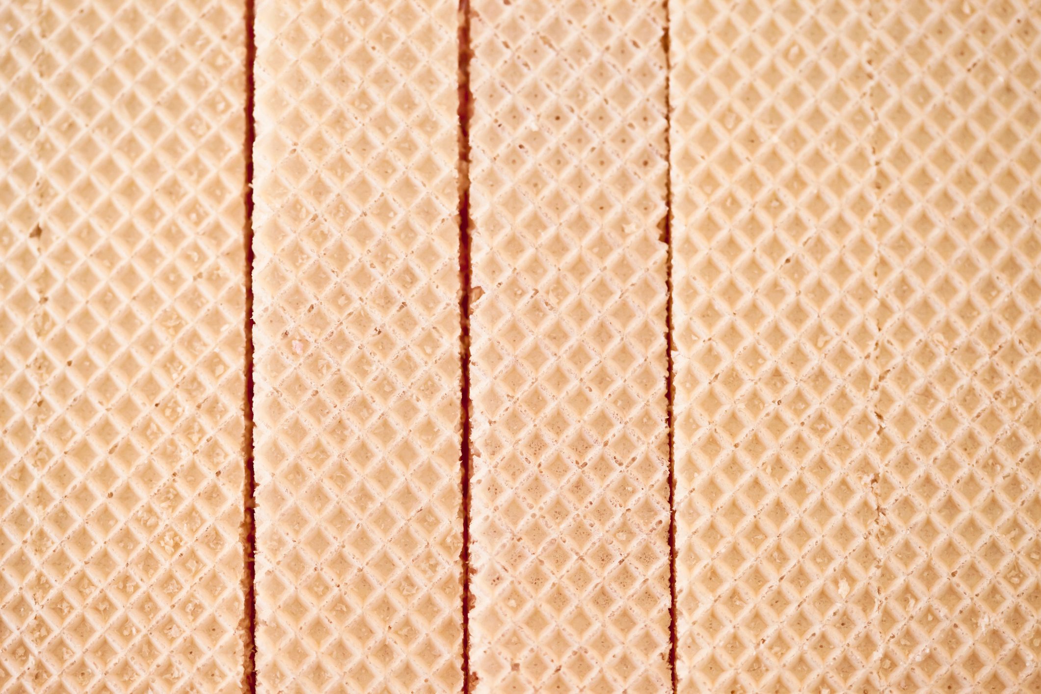 Close-up of wafer biscuits