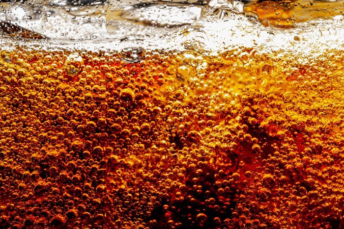design element. Beer bubbles macro ,Cola close-up
