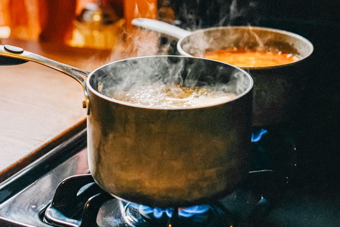 Soup Boiling in Cooking Pans on Gas Burning Stove, I Ate Soup Every Day For A Week—here's What Happened