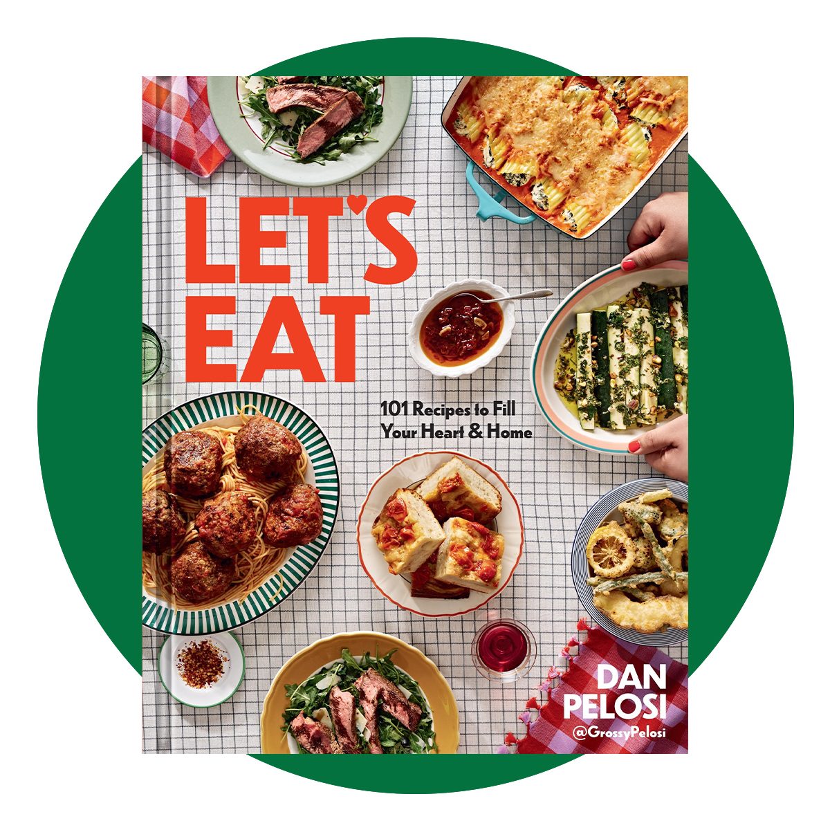 Lets eat book cover by Dan Pelosi