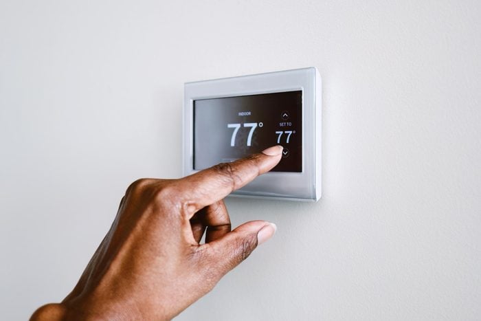 hand setting thermostat