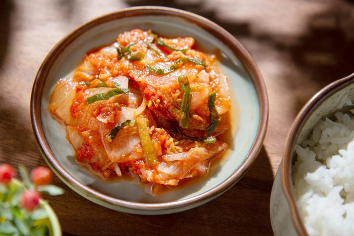 bowl of spicy kimchi for weight loss